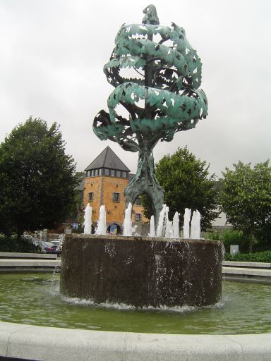 Fontaine dans la ville de Carlow.